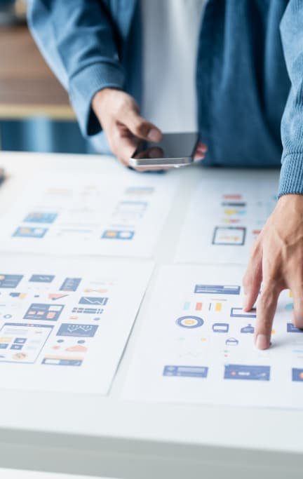 developer planning website design developer planning website design